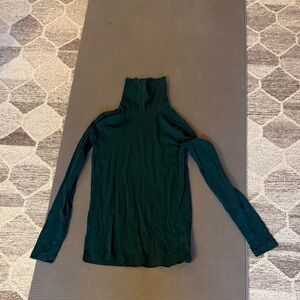 J. Crew Dark Green Long Sleeve Turtleneck